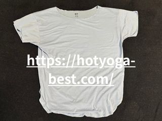 ホットヨガLAVAの体験に行った際にもっていったTシャツ